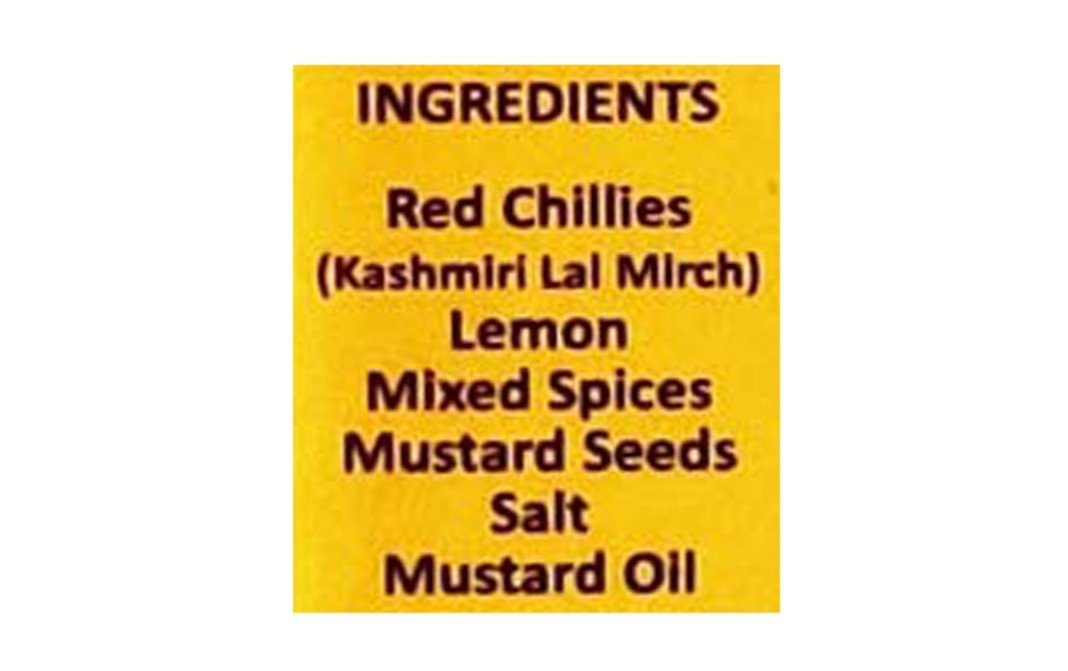 Charpara Lal Mirchi Ka Achaar    Glass Jar  250 grams